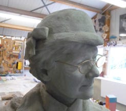 Betonskulpturen Oma